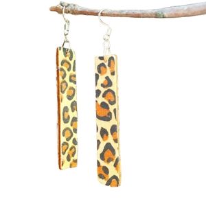 Leopard earrings